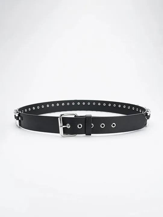 Bullet%20Studded%20Belt%20Punk%20Rock%20Gothic%20Grunge%20Stylish%20with%20Metal%20Buckle%20Artificial%20Bullet%20-%20Image%205