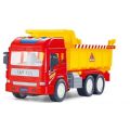 Unbreakable Large Size Push and Go Truck for Kids Boys & Girls Dumper Toy Truck Dumper Truck with Toy Friction Driven Wheels - 3+.
