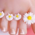8pcs Flower Waterdrop Bead Toe Separators Silicone Toes Divider Manicure Pedicure Feet Spacers Pedicure DIY Nail Art Tool.