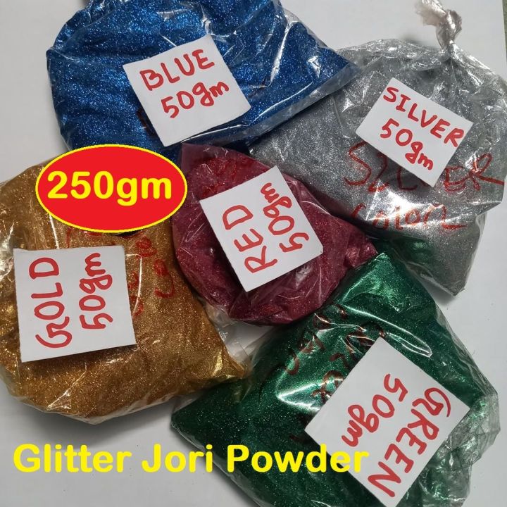 Glitter%20Jori%20Powder%205x50gm%20Red%20Green%20Blue%20Silver%20Gold%20JORI%20250gm%20Colorful%20Powder%20Glitter%20Colors%20For%20Holy%20Party%20Festival%20Rituals%20RAG%20Day%20DOL%20Purnima%20-%20Image%202