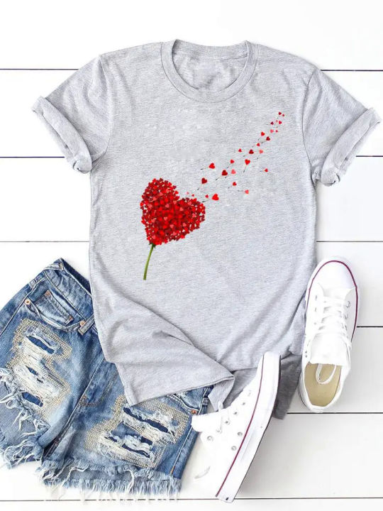 Women%20T%20Clothes%20Avocado%20Love%20Valentine%20Ladies%20Clothing%20Short%20Sleeve%20Graphic%20Tee%20Fashion%20Female%20Casual%20Print%20T-shirts%20-%20Image%203