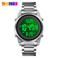 Skmei men digital watch sports fashion stainless steel multifunction waterproof wristwatches 1611.