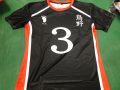 SONSPEE Anime Haikyuu Shirt Cosplay Costume Hinata Shoyo T-shirts Karasuno High School Volleyball Tops Kageyama Jerseys Uniform. 