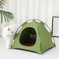 Cat House Anti Slip Handmade Kennel Pet Tent Nest for Camping Cats L. 