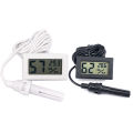 Mini Digital Humidity Meter Thermometer Hygrometer Sensor Gauge LCD Temperature Refrigerator Aquarium Monitoring Display Indoor. 