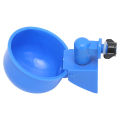 Automatic Chicken Waterer Kit, Anti Rust  2Pcs Automatic Chicken Water Cup for Poultry Farming. 