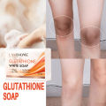 Original Lanthome Glutathione Whitening Soap For Face Skin Brightening Body Reduce Wrinkle Freckle Dark Spot Remover Cleansing.