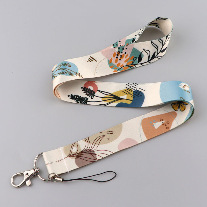 Minimalist Series Phone Lanyard Simple Style Neck Strap Lanyards ID Badge Card Holder Keychain Cellphone Strap