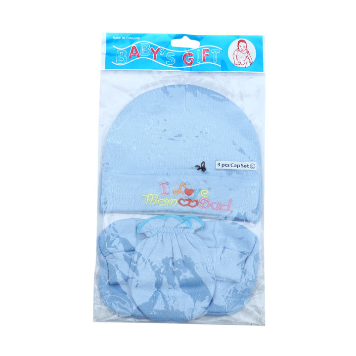 Baby%20Hat%20Gloves%20Socks%20Set%20Soft%20Cotton%20Newborn%20Baby%20Accessories%20(Color%20as%20per%20stock)%20-%20Image%203