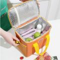 【High-quality】 Portable Insulated Square Lunch Bag Tin Foil Waterproof Foods Drink Storage Thickened Large Capacity Storage Bag Men. 
