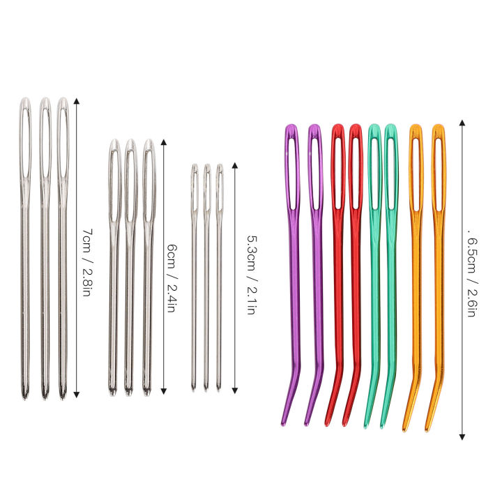 Bent%20Tip%20Needle%20Aluminum%20Stainless%20Steel%20Knitting%20for%20Weave%20Sewing%20Stitching%20-%20Image%204