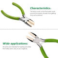 2 Packs Nylon Nose Pliers Double Nylon Jaw Pliers Carbon Steel Jewelry Pliers DIY Tools for Beading, Looping, Shaping Wire, Jewelry Making and Other Crafts.