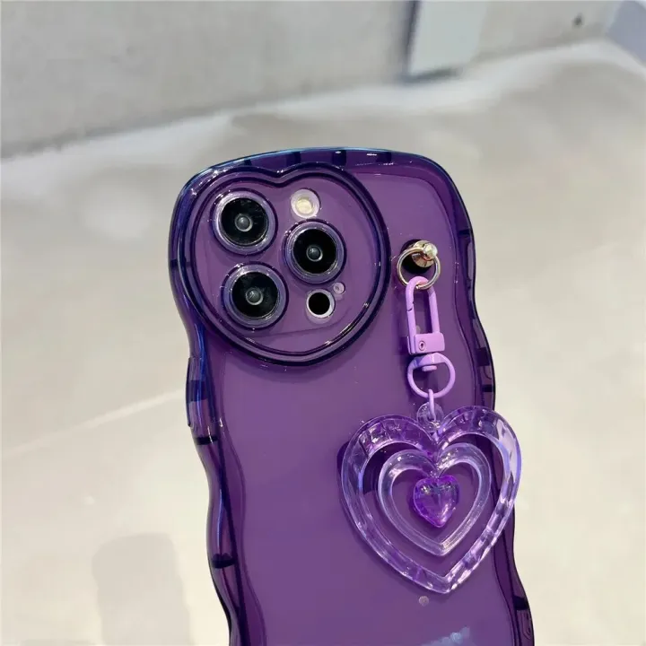 Suitable%20for%20iPhone%2011%2015%2014Plus%2012%2013%20Pro%20Max%20X%20XR%20Cute%203D%20Love%20Keychain%20Case%20Wave%20Transparent%20Soft%20Phone%20Case%20-%20Image%204