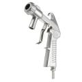 Sandblaster Sand Blast Kit Set Sandblasting Sand Spray Equipped with 4 Ceramic Nozzle Quick & connector for Anti-rust Home DIY / Silver. 