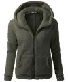 Autumn Winter Warm Jacket Women Hooded 2020 S-5XL Casual Female Hoodies Sweatershirt Zipper Coat Solid Soft Fleece Women Coat. 