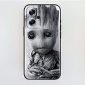 Marvel Groot Cute For Xiaomi Redmi Note 12 11 11T 10 9 8 7 6 5 4 Pro 5G 4G Silicone Soft Shockproof Black Phone Case Coque Capa. 