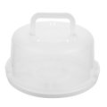 Muffin Carrier Clear Container Bread Storage Container with Lid Round Cake Holder Cake Container.