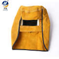 Welding labor cap, fireproof flower cowhide double flip mask, head protection, welding face mask.