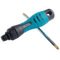 PENGGONG 2in1 Precision Adjustable Ratchet Screwdriver Set Two-Way Slotted Phillips Magnetic Screwdriver Bits.