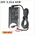 New 65W Type USB C Adapter Laptop Charger for Lenovo ThinkPad T480 T480s T580 X280 X380 E580 L380 L480 20V 3.25A. 