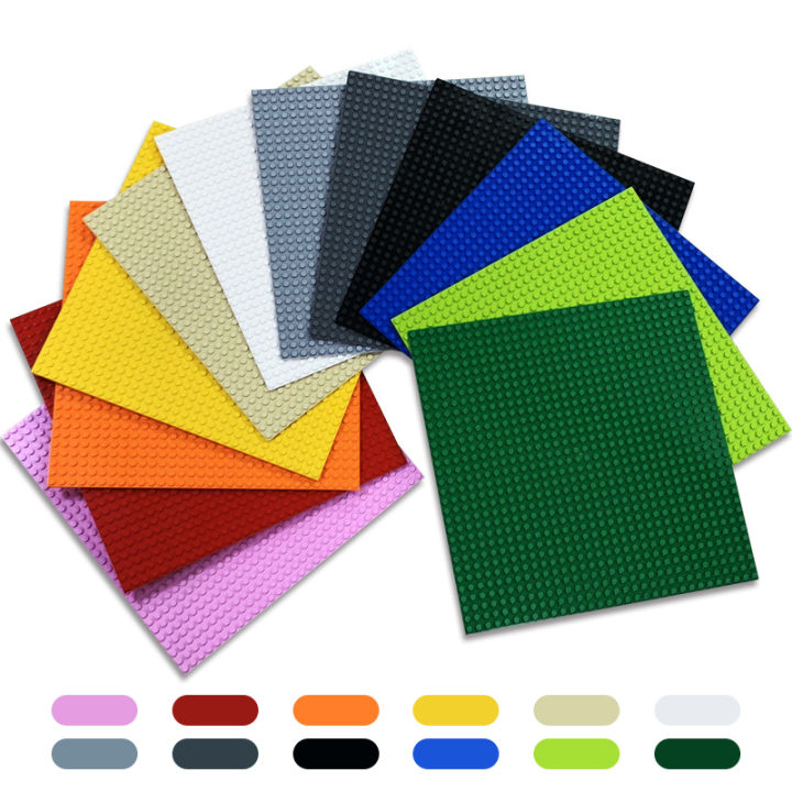 Classic Base Plates 32*32 Dots Building Blocks Plate 25x25 CM Plastic Baseplate Brick Assembly Kids Toys Gift Compatible Brands