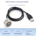 GM861 USB Interface 1D/2D Bar Code QR Code Barcode Scanner Module Stainless Steel Thread with Fill Light Easy to Use.