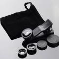 3In1 Mobile Phone Fish Eye+Wide Angle+Macro Camera Lens For Universal Cell Phone.