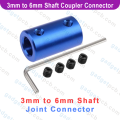 3mm to 6mm Shaft Joint Coupler Connector 3-6mm Clamp Universal Joint Stepper Motor Coupler For CNC 3D Printer Parts Gadget PCB. 