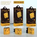 Real 51W PD GaN Fast Charging Adapter QC3.0 USB with 65 Watt 4in1 PD Cable Combo.
