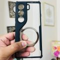 Tecno Camon 40 / Tecno Camon 40 Pro 4G Back Cover With Magsafe Wireless Magsafe Printed And Charger Desgin Premium Transparent Back Cover Phone Case. 