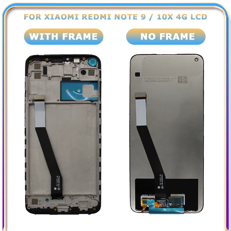 Schermo Di Ricambio Per Xiaomi Redmi Note 9 / 10X 4G: Display LCD Touch Con Kit Utensili, Modelli M2003J15SC/SG/SS