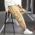 Men's overalls Multi-pocket trousers spring Men Streetwear Sweatpants Hop Casual Joggers Trousers Male Fashion Pants. 