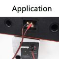 Banana Plug to RCA Speaker Cable,Speaker Wire RCA Male to Banana Plugs(2Banana) 4N OFC HiFi Speaker Wire 2M.