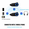MAXTO M3 Motorcycle Bluetooth Helmet Headset Intercom Waterproof Sony Lens WiFi Video Recorder Universal Pairing Interphone DVR. 