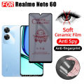 Realme Note60 Privacy Tempered Glass Realme Note 60 Note 50 Screen Protector+Camera Lens Glass+Back Film. 