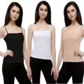 3 Pcs Ladies Camisole For All Season Use Cotton Cami Dress.