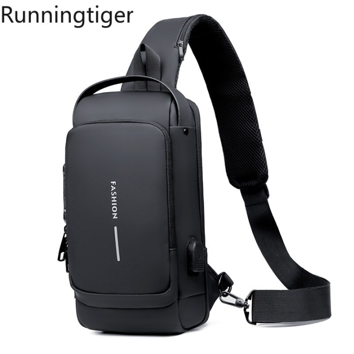 New Men's Anti-theft Crossbody Multi-functional Shoulder Bag - 2025