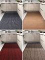Anti Slip Kitchen Mat for Floor Long Hallway Rug Large Living Room Carpet Mall Doormat Waterproof Oilproof Stripe Kitchen Carpet-100x100cm. 
