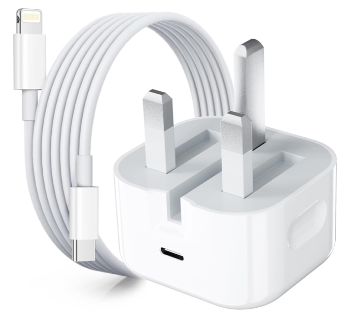 iPhone Fast Charger, 20W USB C iPhone Charger Plug with 1M Fast Charging Cable, Type C Fast Charger Compatible with iPhone 14/14 Plus/14 Pro/14 Pro Max/13 12 11 X XR XS SE/Pad
