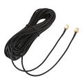 10m SMA Male to SMA Male M-M Connector RF Coaxial Pigtail RG174 Extension Cable Gold.