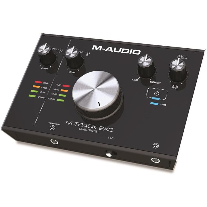 M Audio M Track 2X2 2 In / 2 Out 24/192 USB Audio Interface