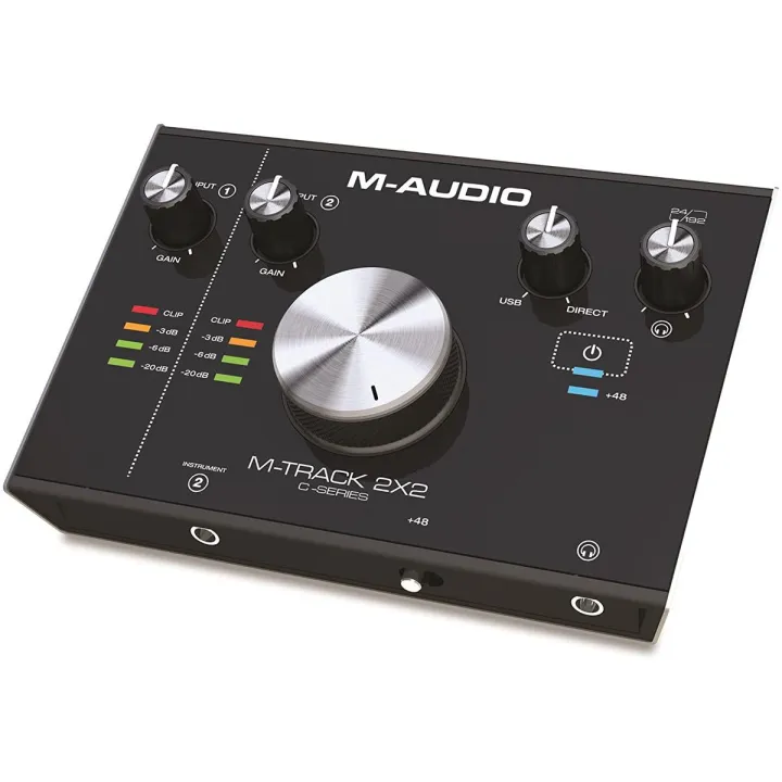 M Audio M Track 2X2  2 In / 2 Out 24/192 USB Audio Interface