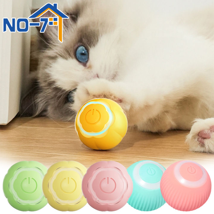 Intrattenimento Gatti Domestici Giocattolo Palla Automatica Per Gatti - Palla Elettrica Interattiva Con 3 Modalità Per Divertimento In Casa Giochi - 12