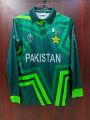 Pakistan World Cup Full Sleeve Premium Four Part Polo Jersey 2023 - Support Pakistan In Style With The Premium Four-Part Polo Jersey. 