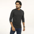 Multicolor Color Terry Cotton Full Sleeve T-Shirt For Men. 