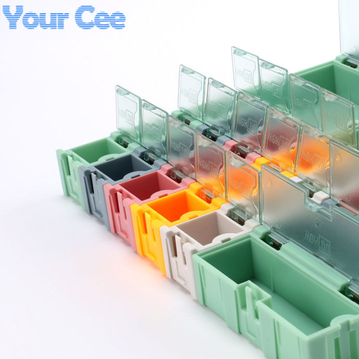 1pc%20SMD%20SMT%20IC%20Component%20Container%20Storage%20Boxes%20Diy%20Electronic%20Practical%20Jewelry%20Patch%20Box%20Case%20Green%20Blue%20Pink%20White%20Yellow%20-%20Image%202