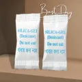 Silica Gel Desiccant 1 Gram Packet 100 Pieces. Desiccant (Do Not Eat).. 