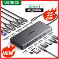 UGREEN USB C Docking Station 13 in 1 4K Triple Display Dual HDMI 10Gbps USB C HUB 100W PD SD/TF for MacBook Pro Air Dell XPS. 
