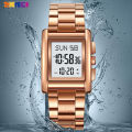 SKMEI Fashion Back Light Display Digital Countdown Sport Watches Mens Luxury Full Steel Waterproof Chrono Wristwatch Alarm Clock 2228. 