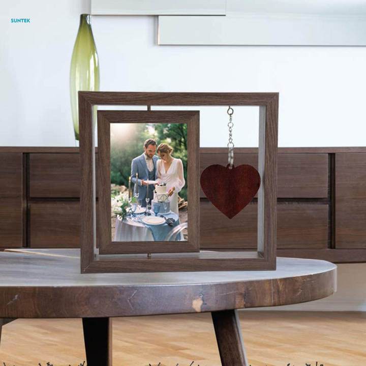 Couple%20Photo%20Frame%20Valentine's%20Day%20Gift%20Photo%20Holder%20Decorative%204x6%20for%20Wedding%20Anniversary%20Mother's%20-%20Image%202